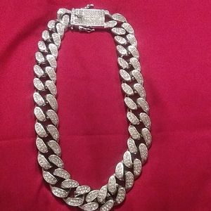 Beautiful Cuban locket necklace